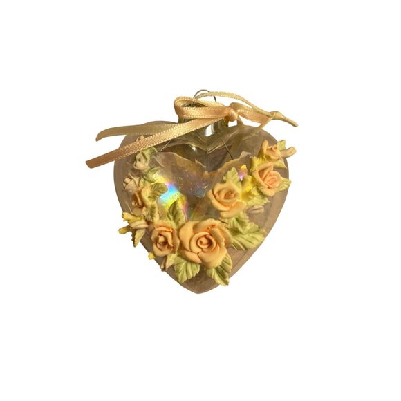 House of Lloyd  Victorian Rose Christmas Ornaments Set Of 3 - Delicate Glass Des - Picture 5 of 5